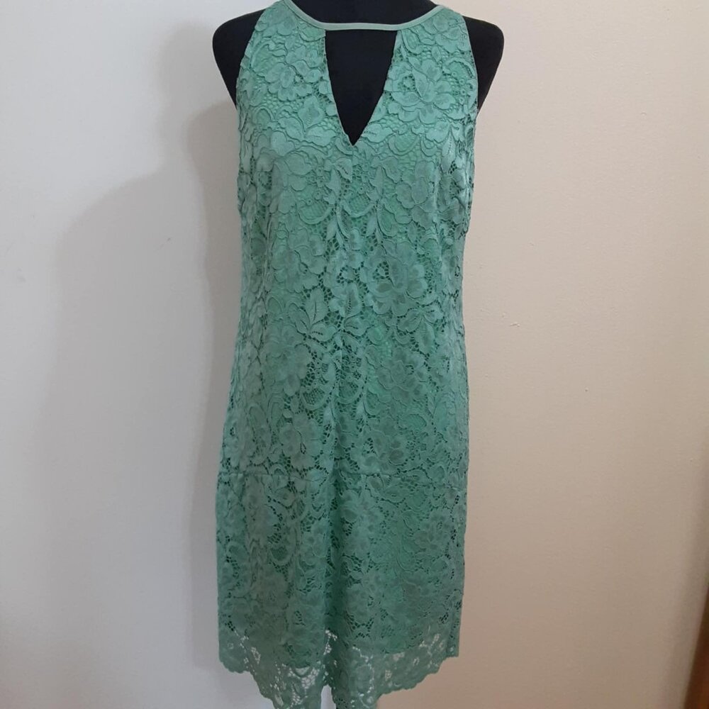 Sam Edelman Women's Size 6 Lace V-Neck Shift Dress